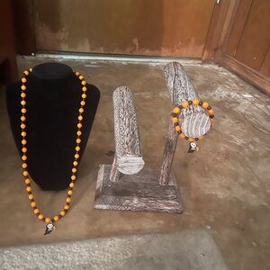 Black Ghost With Ax Jewelry Set